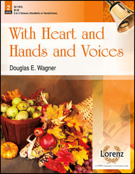 With Hearts and Hands and Voices Handbell sheet music cover Thumbnail